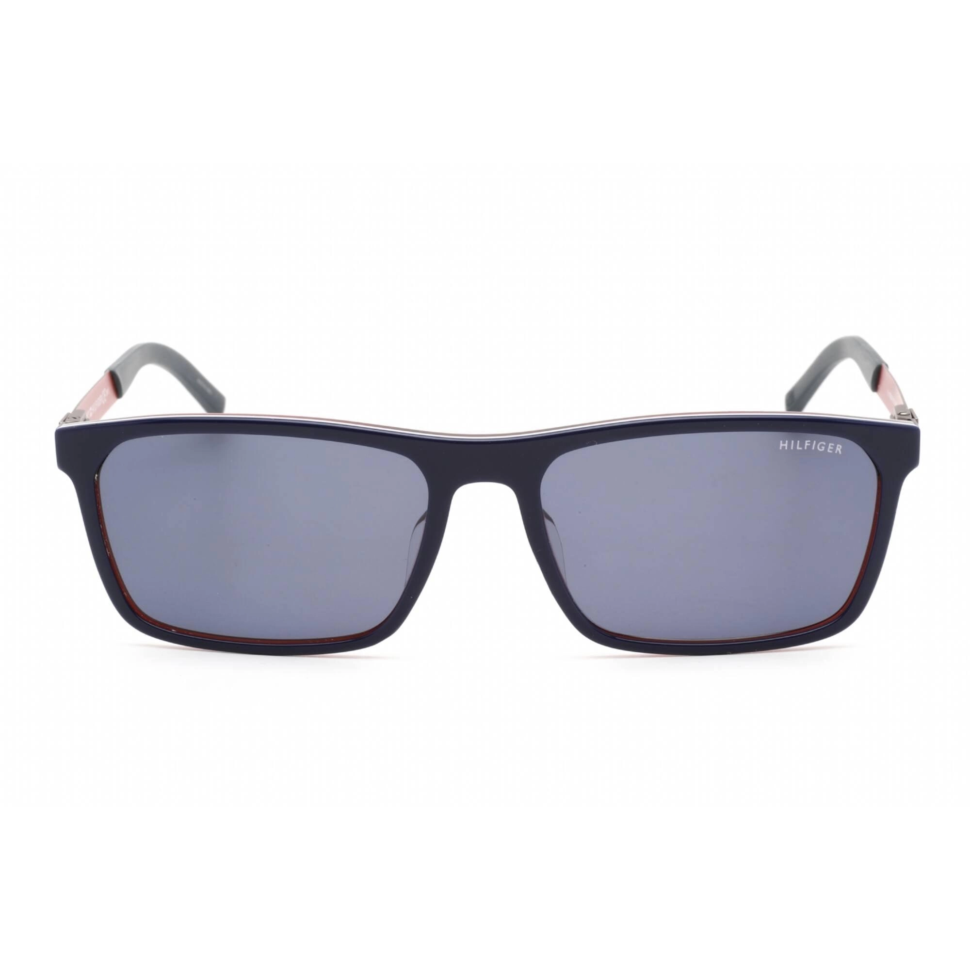 Tommy Hilfiger Men's Sunglasses - Blue Rectangular Frame Blue Lens | TH 1799/S 0PJP KU