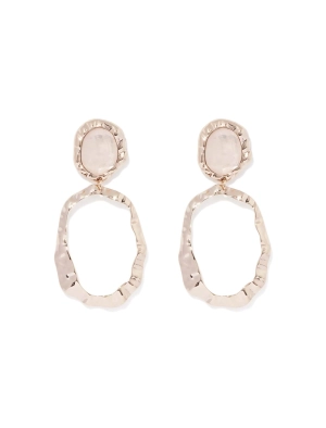 Tora Textured Stone Earrings