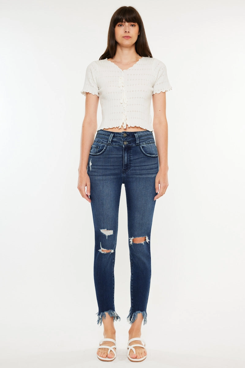Truly High Rise Ankle Skinny