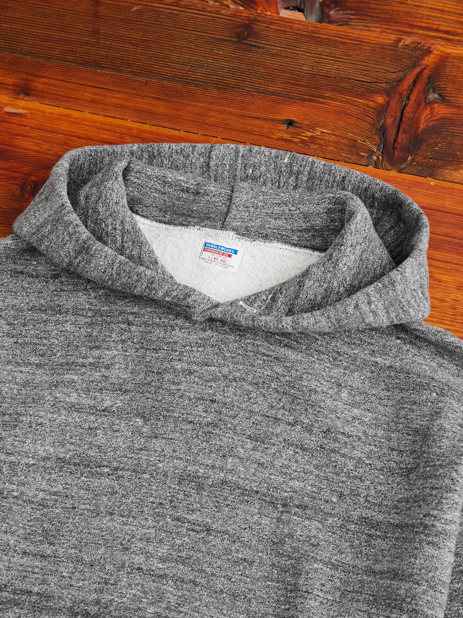 Tsuriami Loopwheel Hoodie in Heather Charcoal