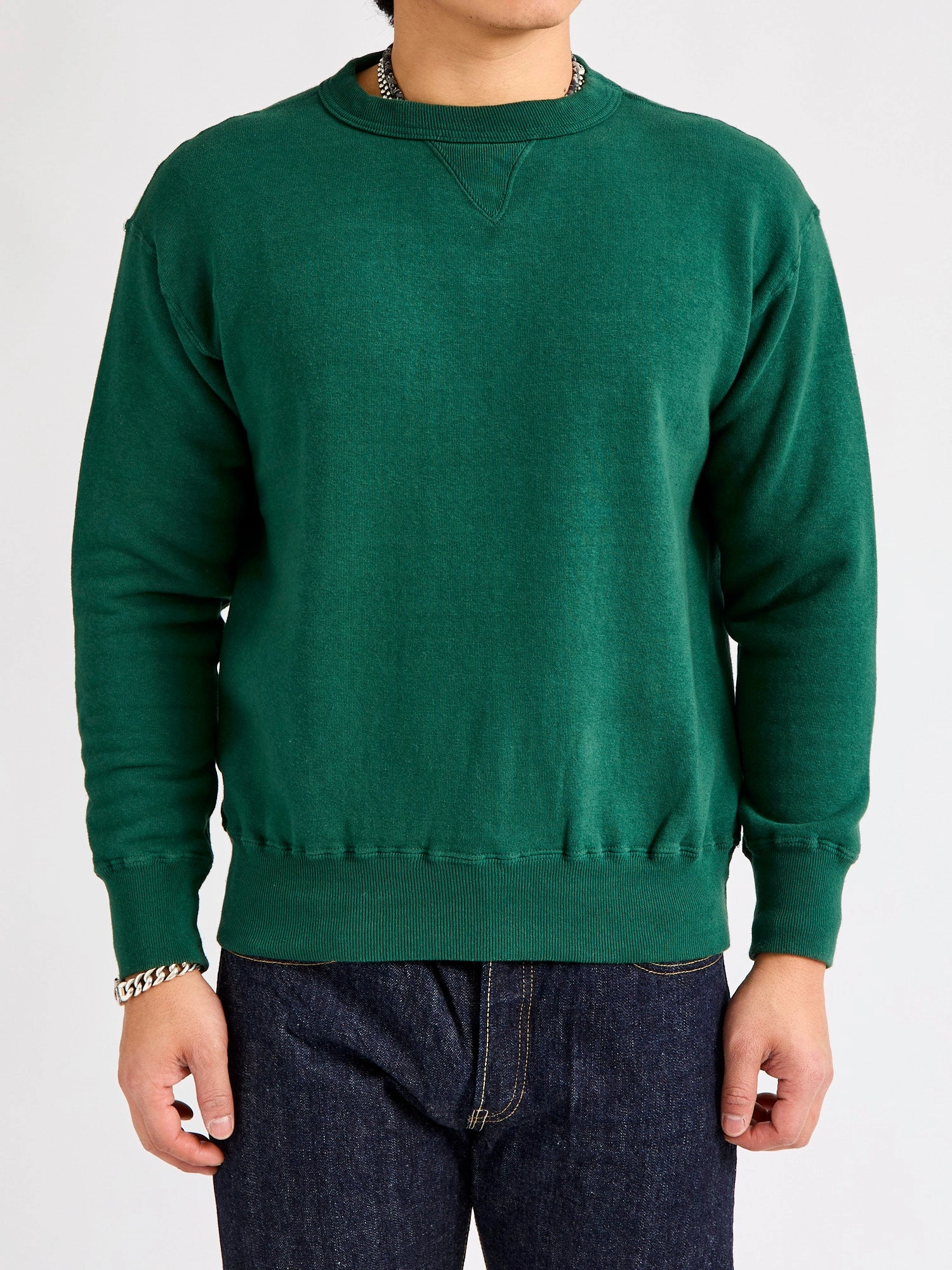 Tsuriami Loopwheel Sweatshirt in Green