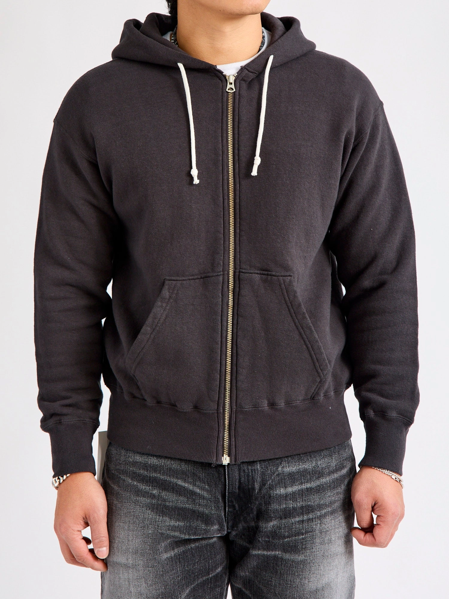 Tsuriami Loopwheel Zip Hoodie in Sumikuro