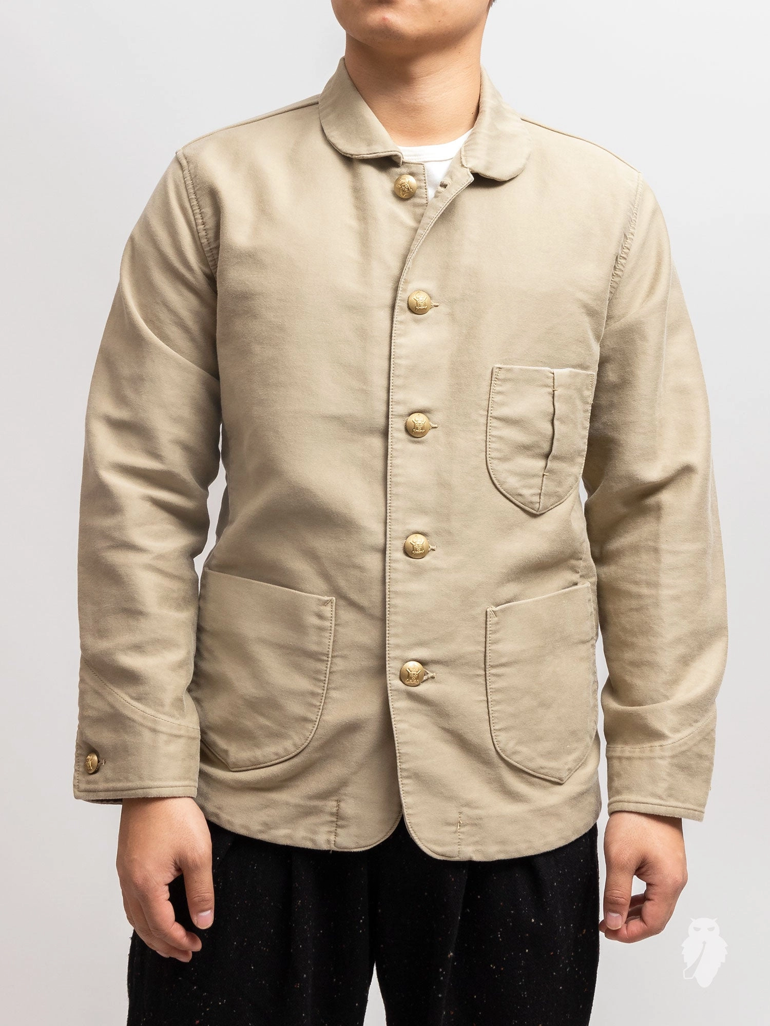 Urchin Coverall Jacket in Beige