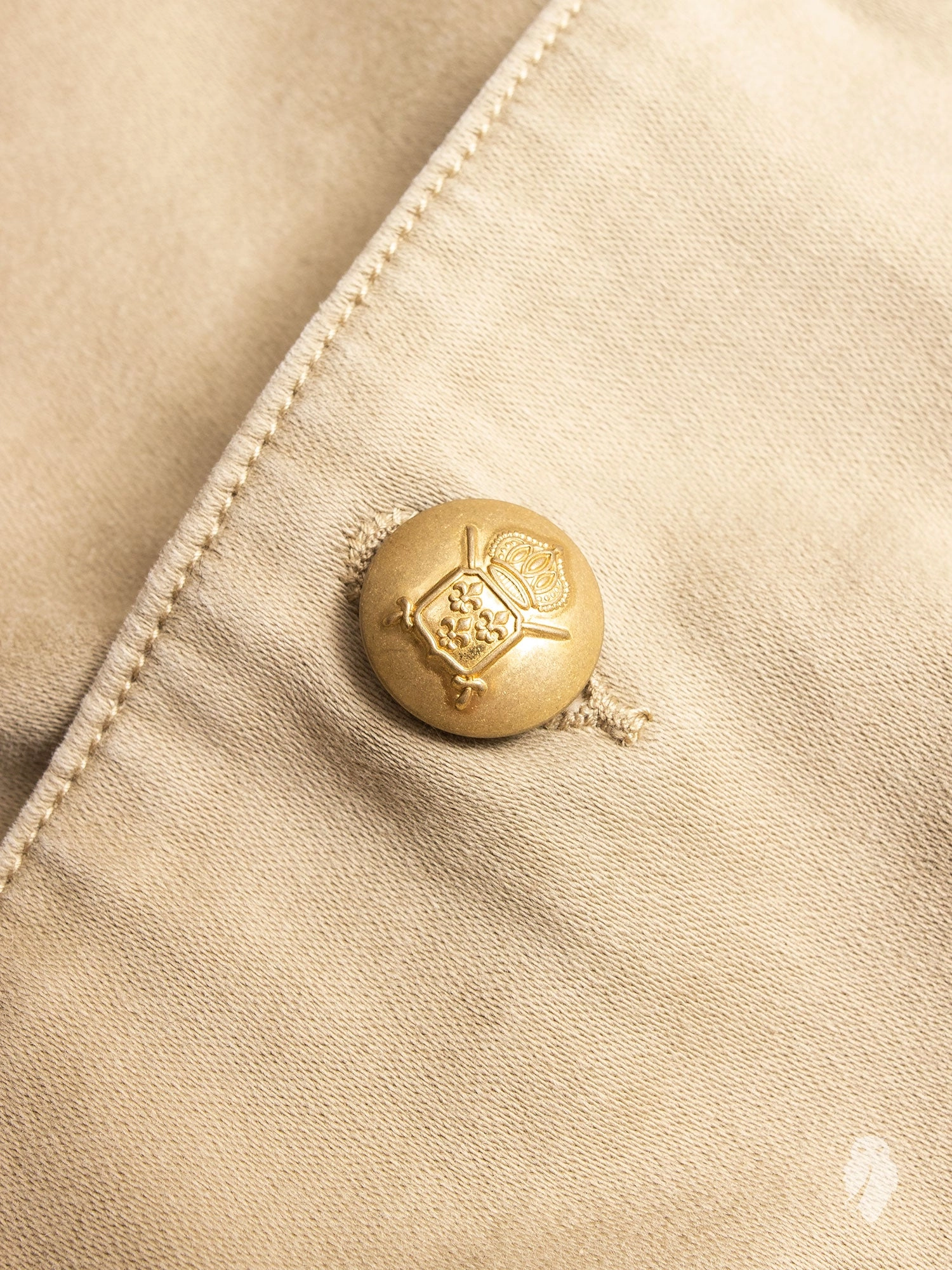 Urchin Coverall Jacket in Beige
