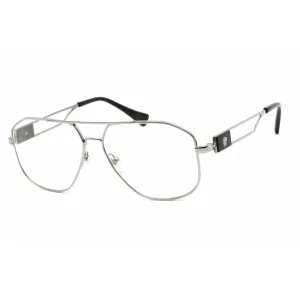 Versace Men's Eyeglasses - Clear Lens Grey Metal Aviator Shape Frame | 0VE1287 1001