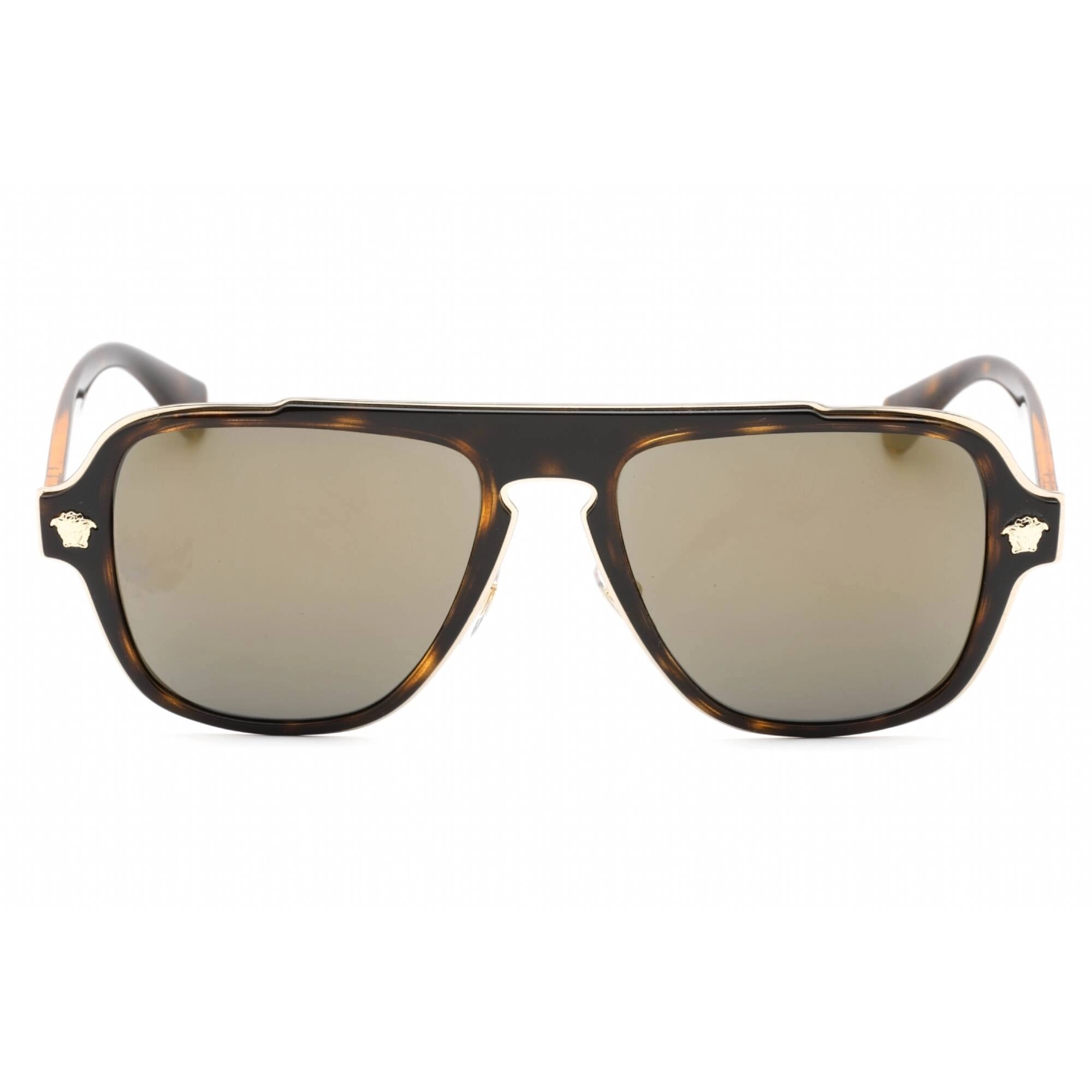 Versace Men's Sunglasses - Dark Havana Full Rim Plastic Frame | VE2199 12524T
