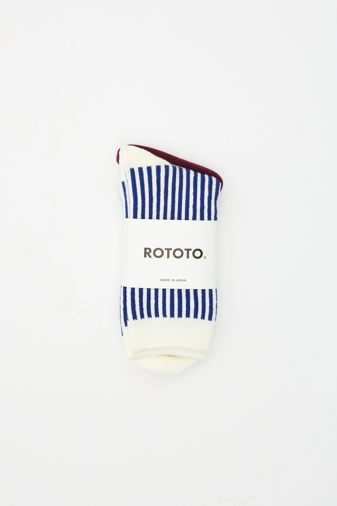 Vertical Stripe Socks Royal Blue