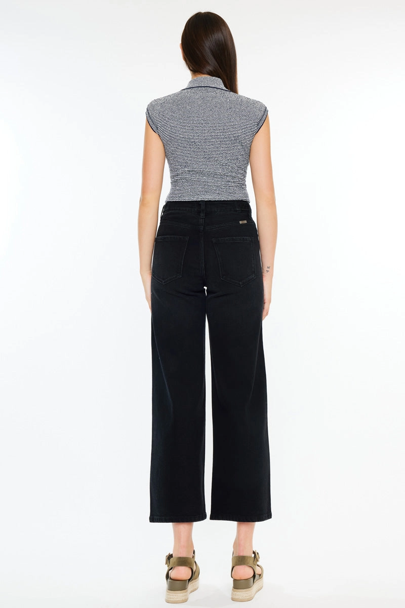 Victoria Ultra High Rise Cropped Wide Leg