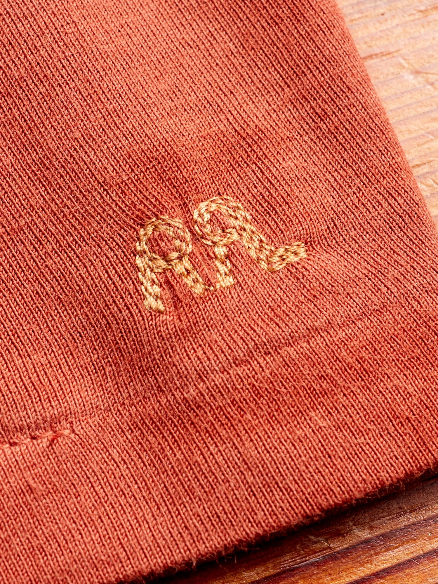 Vintage Knit T-Shirt in Rust
