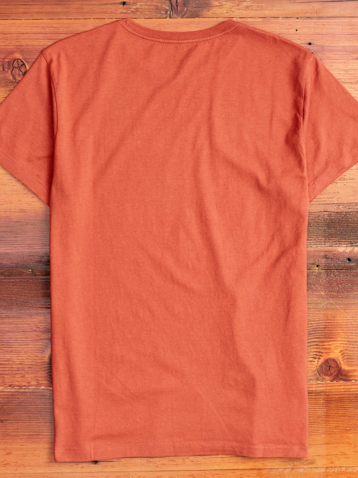Vintage Knit T-Shirt in Rust