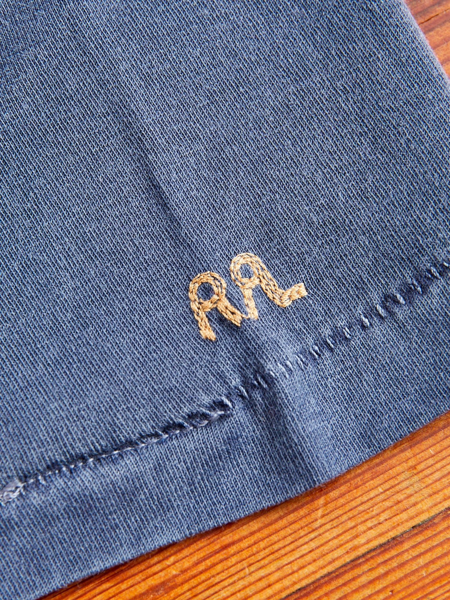 Vintage Knit T-Shirt in Washed Navy