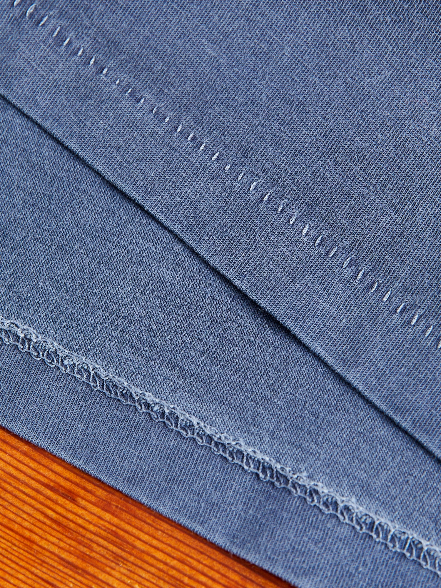 Vintage Knit T-Shirt in Washed Navy