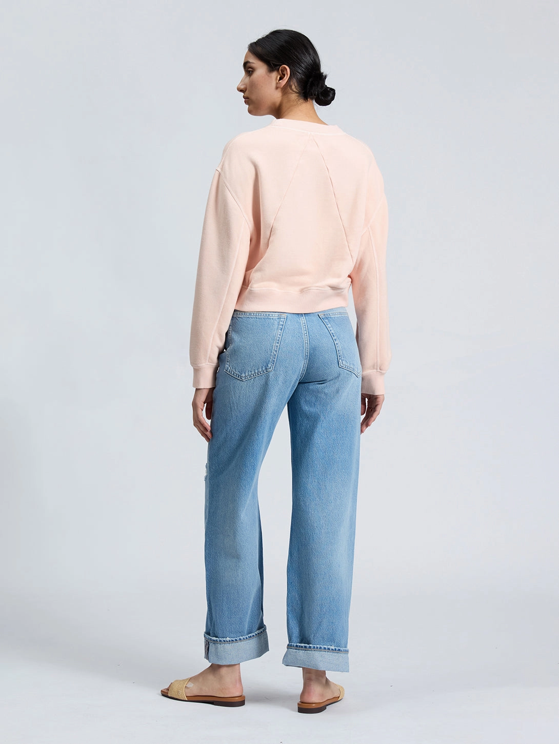 Vintage Terry Sweatshirt - Peach