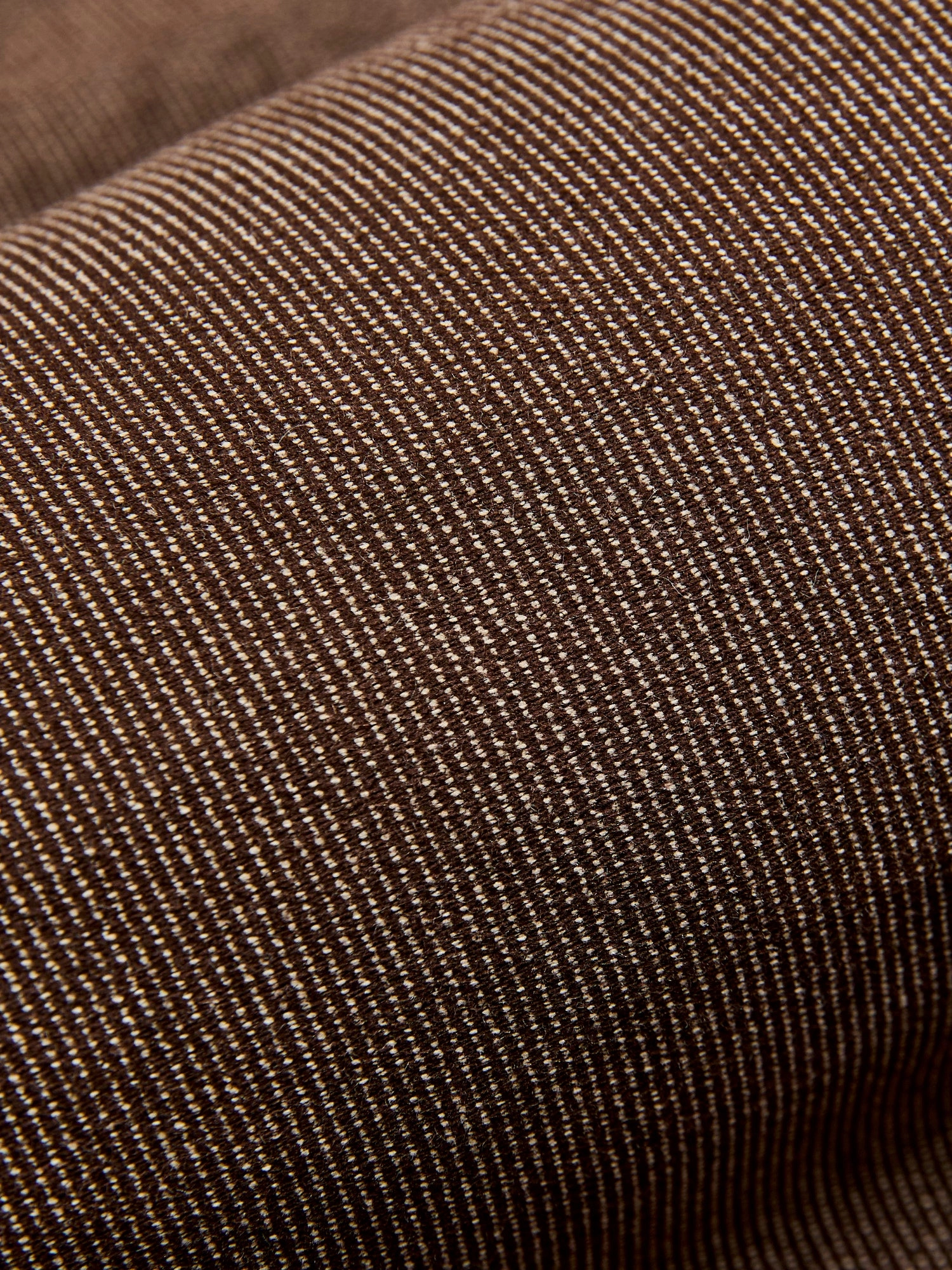 Wabash Stripe Moleskin Chino in Espresso Brown