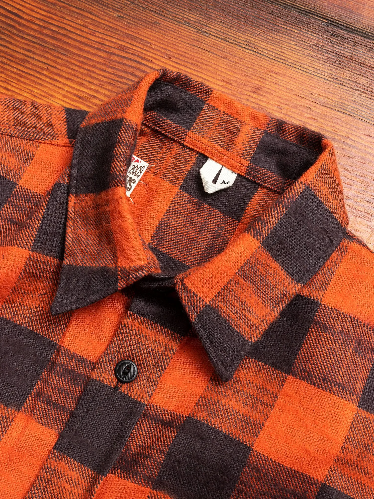 Walton Work Shirt in Rust Black