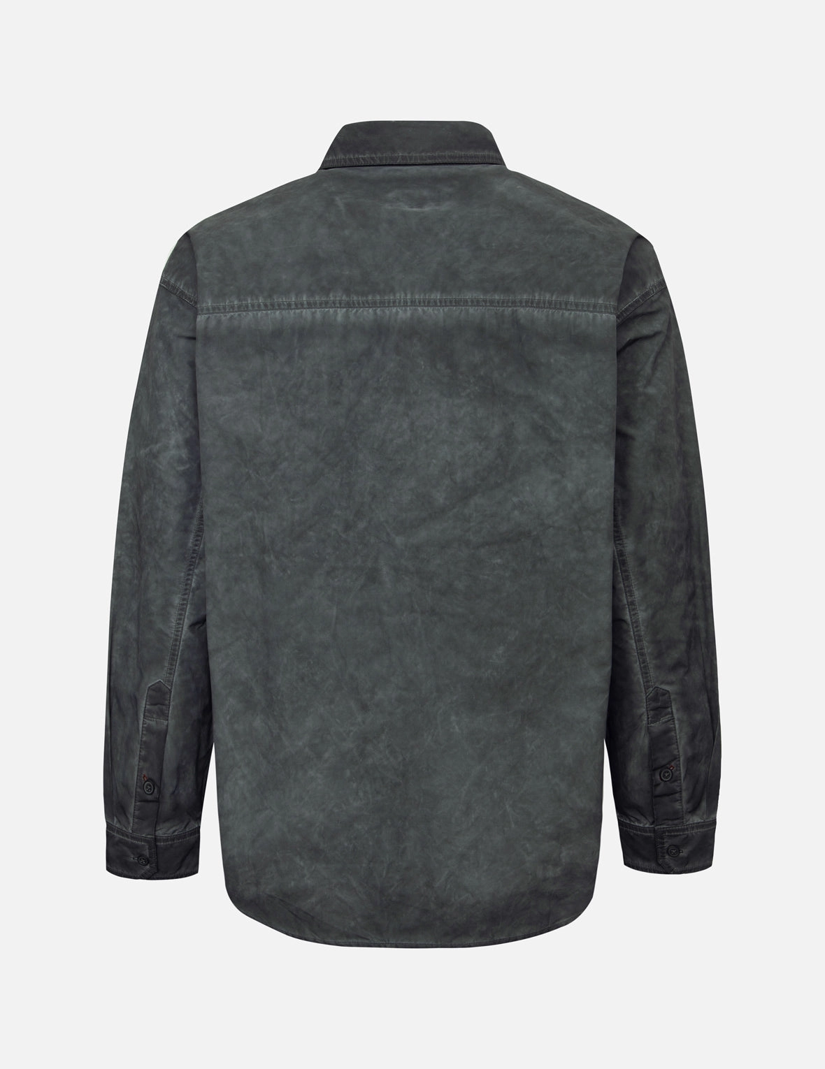 Washed Seagull Embroidery Loose Fit Shirt