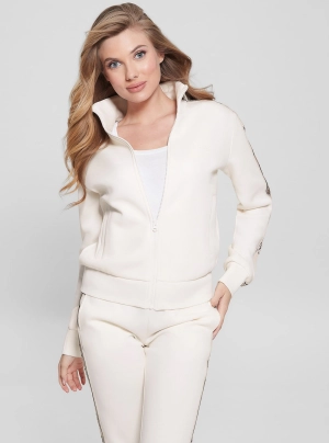 White Britney Logo Jacket