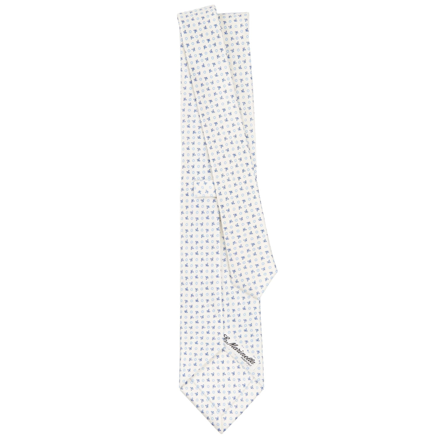 WHITE SARTORIAL CLASSIC SILK TIE
