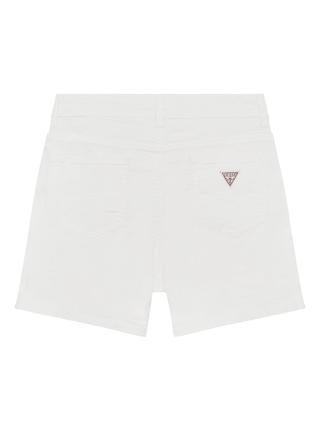 White Stretch Bull Denim Shorts (7-16)