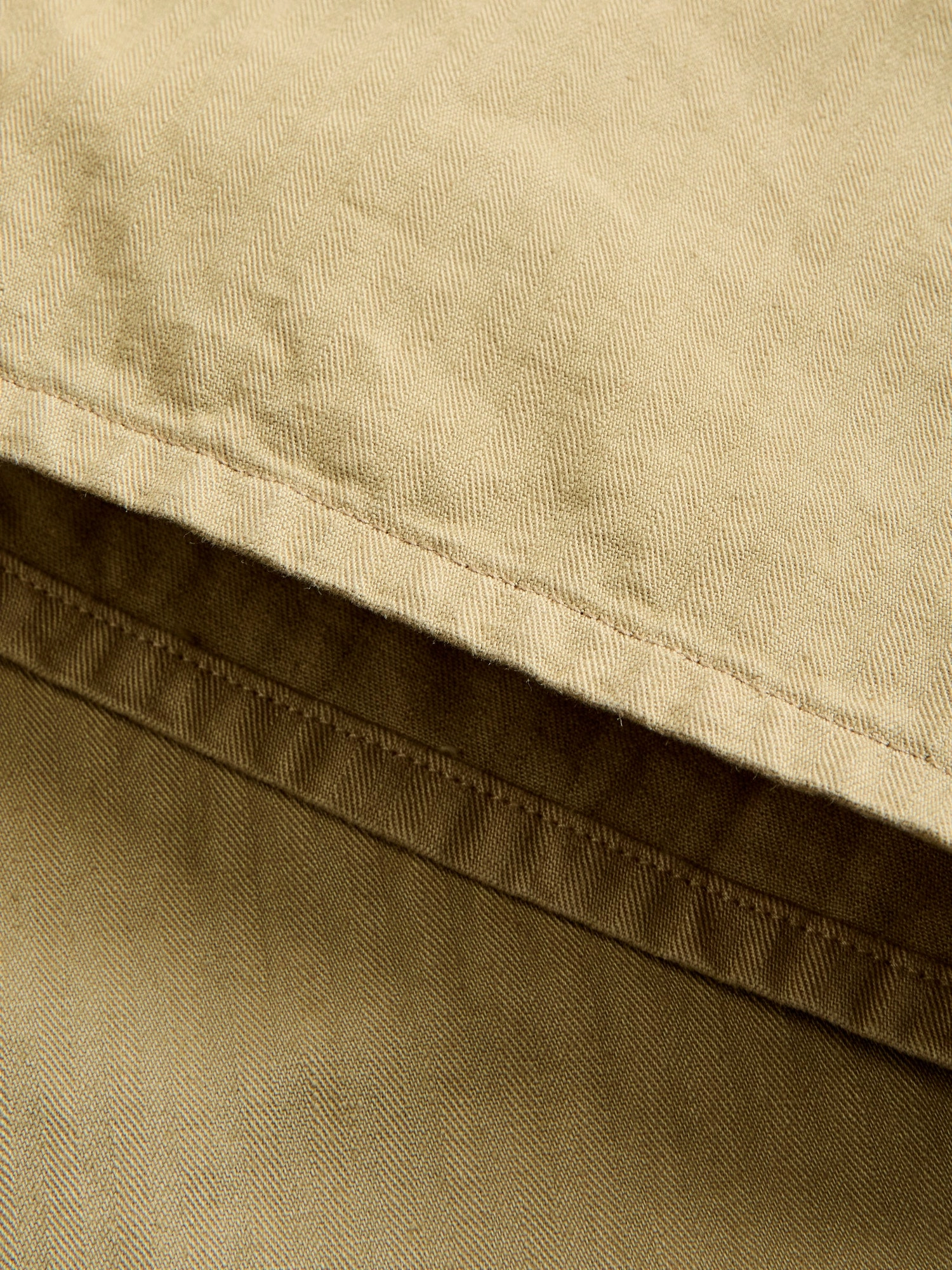 Wide Fit French Work Pants in Khaki