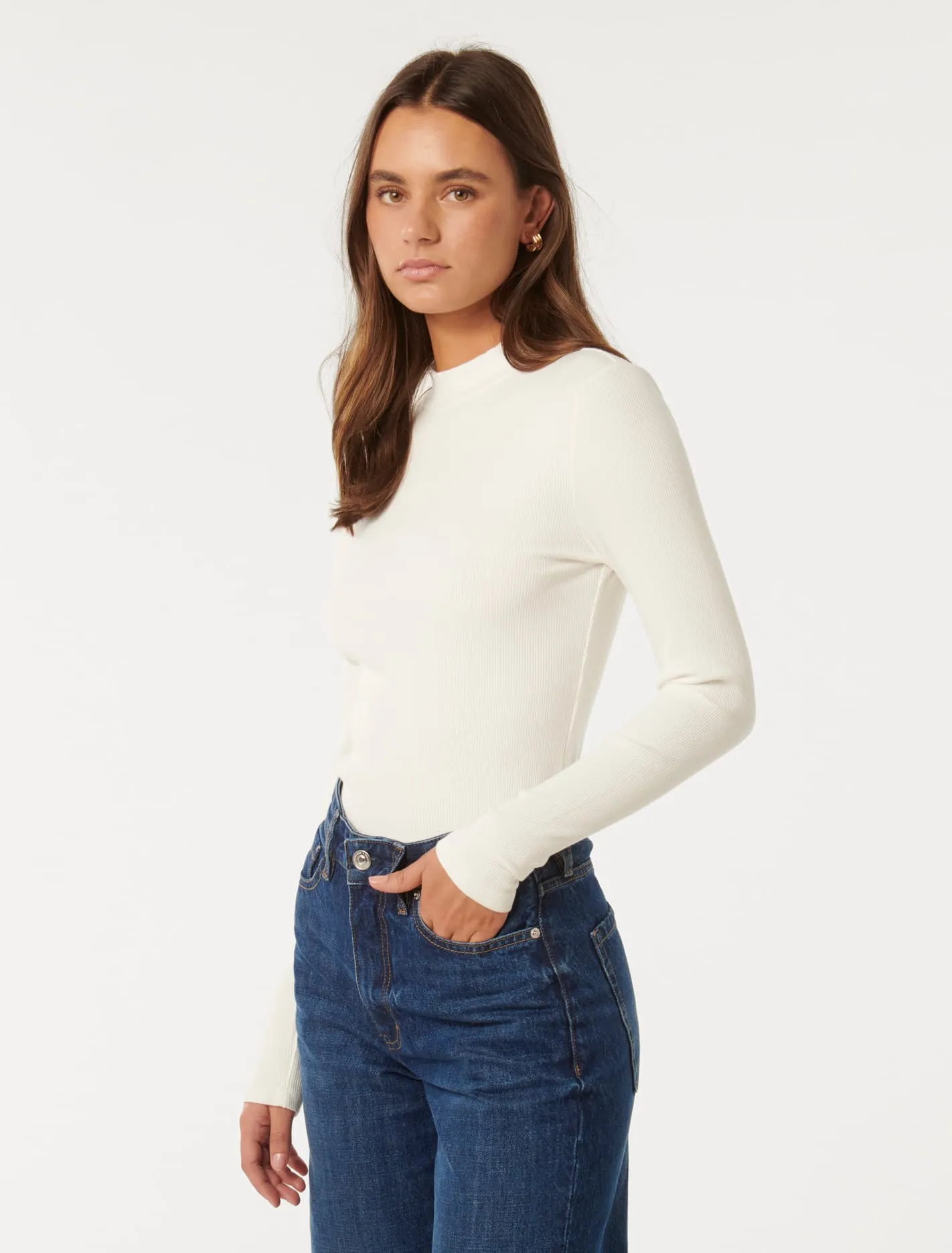 Winona Rib Long Sleeve Top