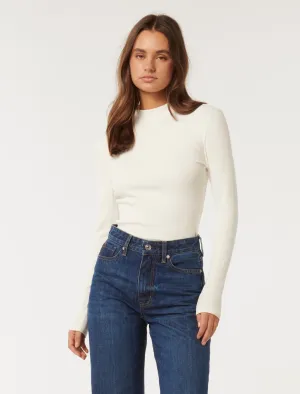 Winona Rib Long Sleeve Top