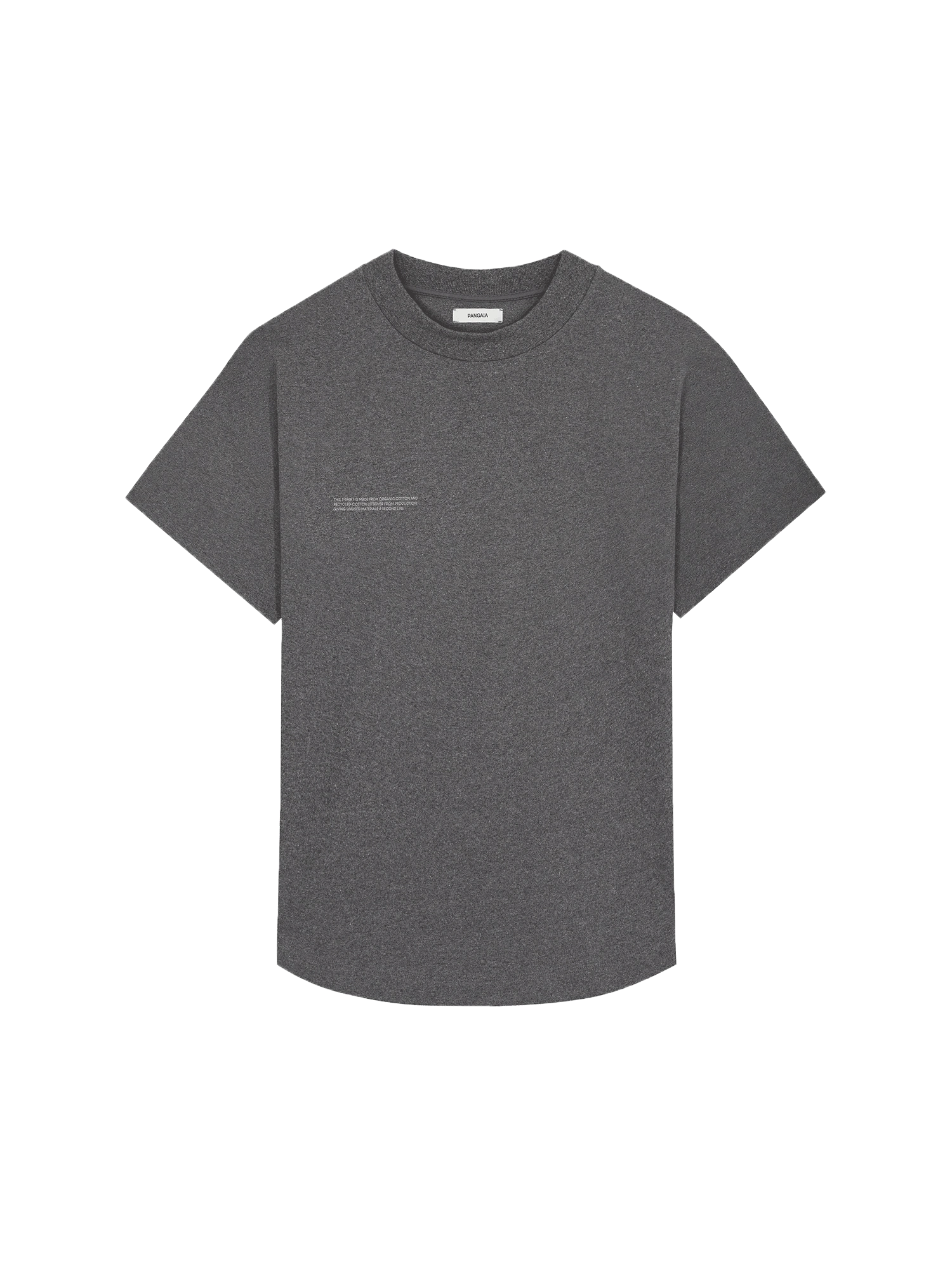 Womens Reclaimed Cotton Boxy T-shirt—reclaim charcoal