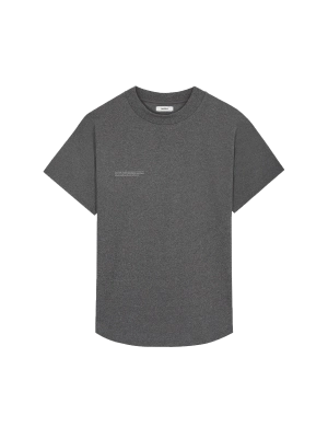 Womens Reclaimed Cotton Boxy T-shirt—reclaim charcoal