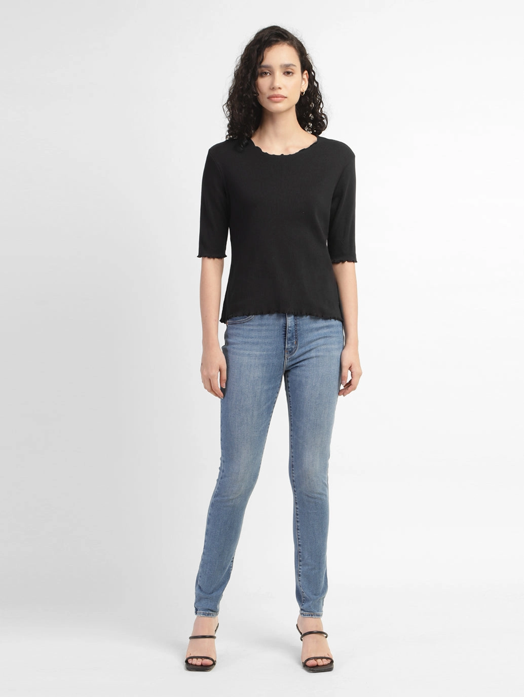 Women's Solid Round NeckT-shirt