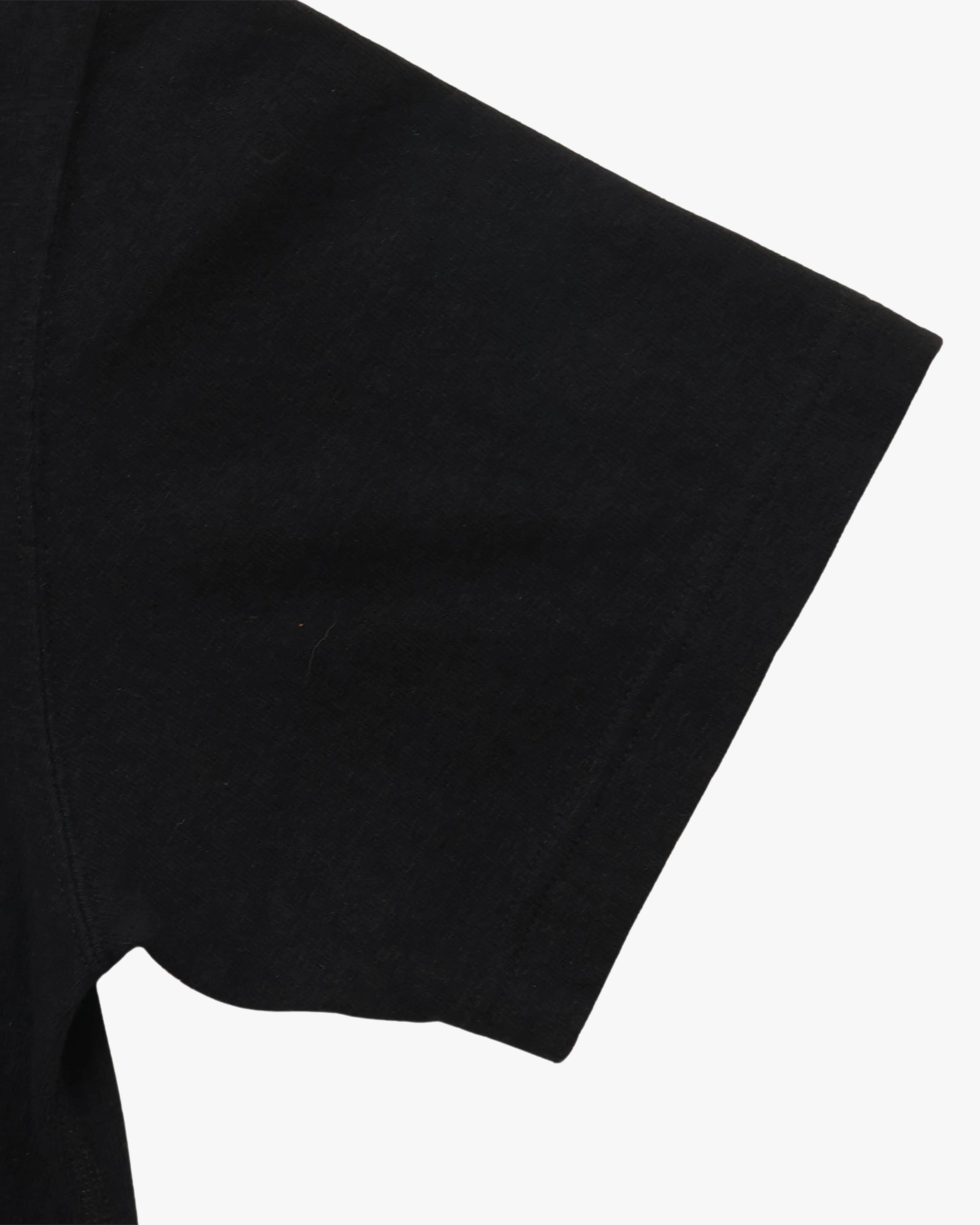 Wonder Looper ELS Recycled Cotton Slub T Shirt - Black