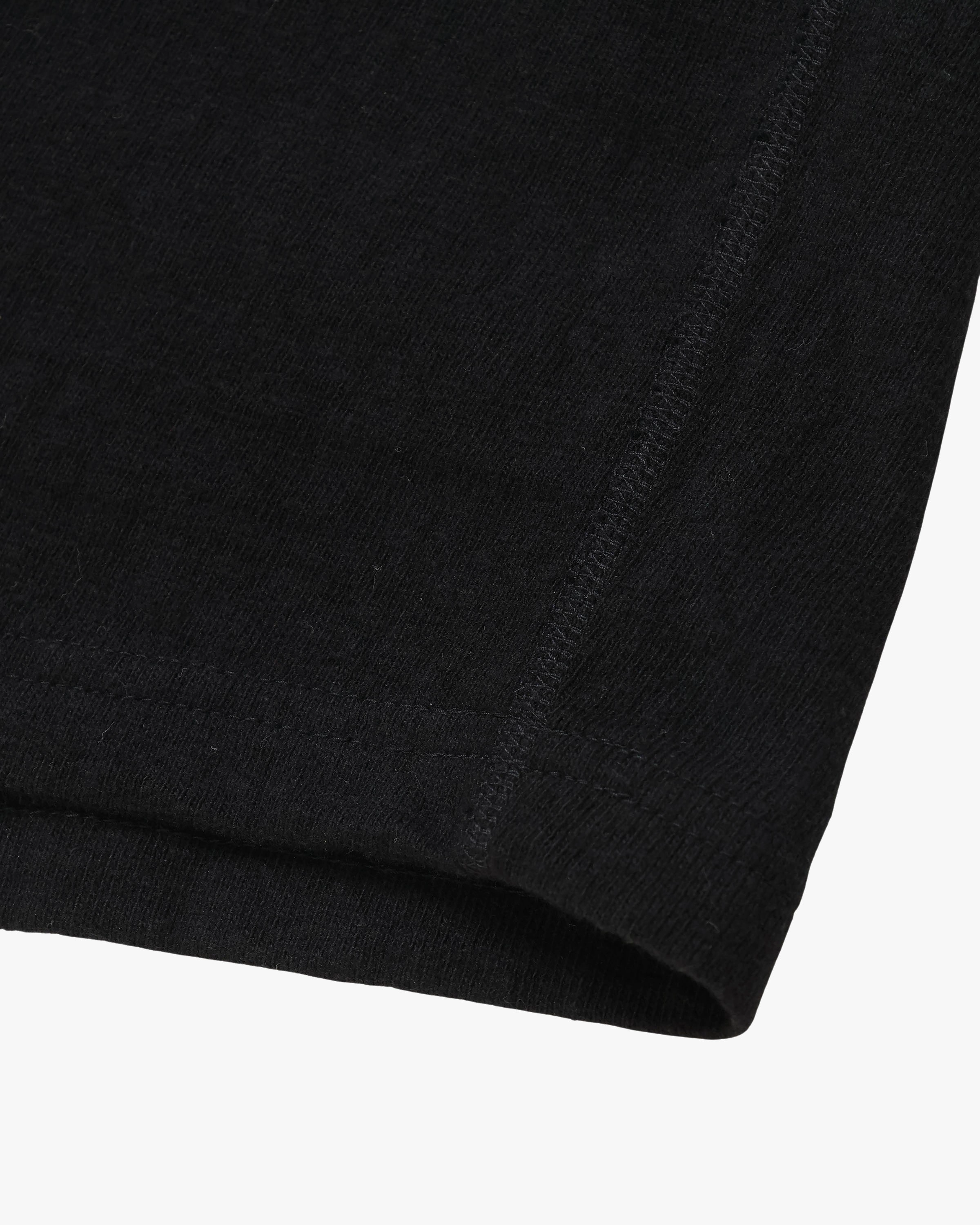 Wonder Looper ELS Recycled Cotton Slub T Shirt - Black