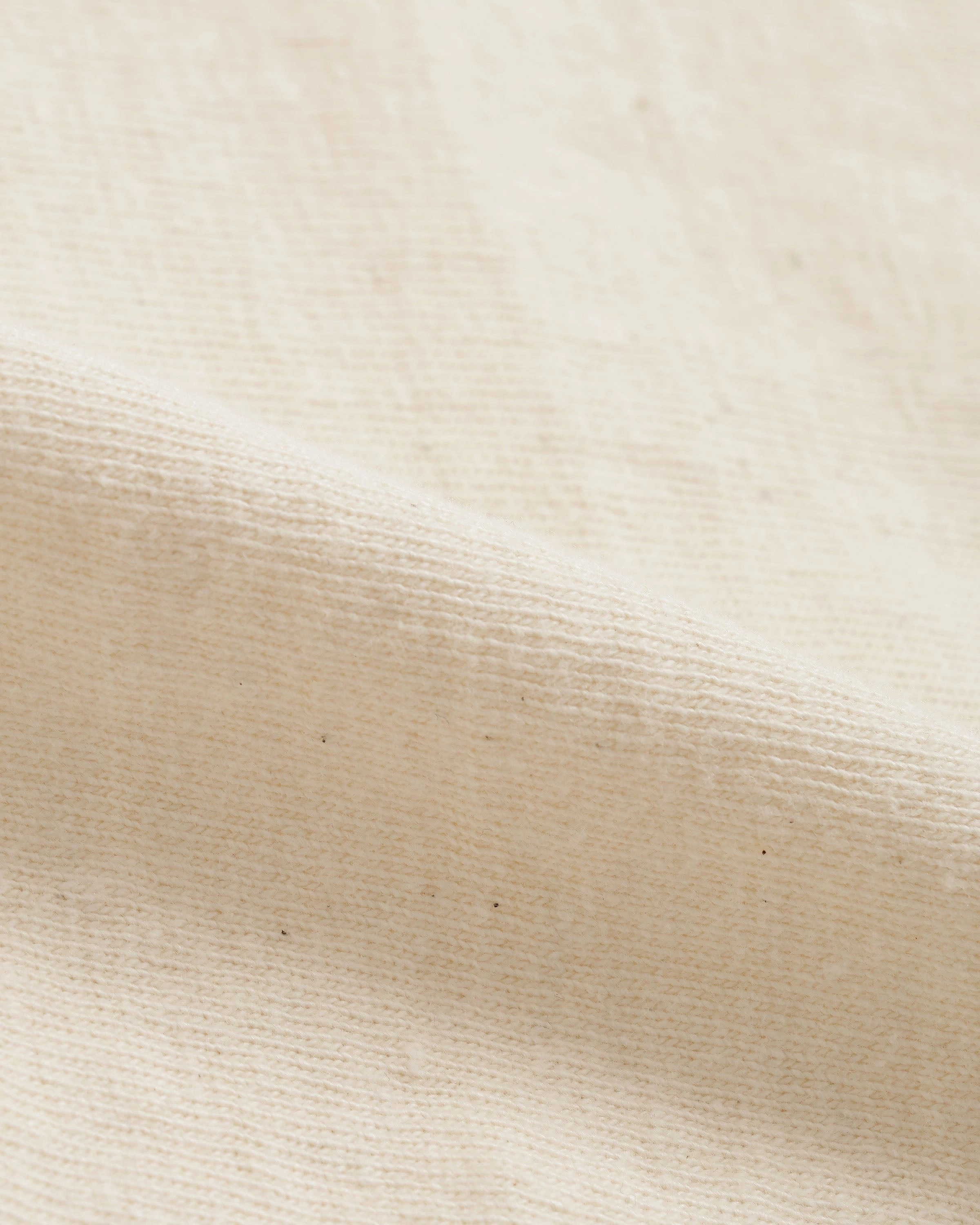 Wonder Looper ELS Recycled Cotton Slub T Shirt - Ecru
