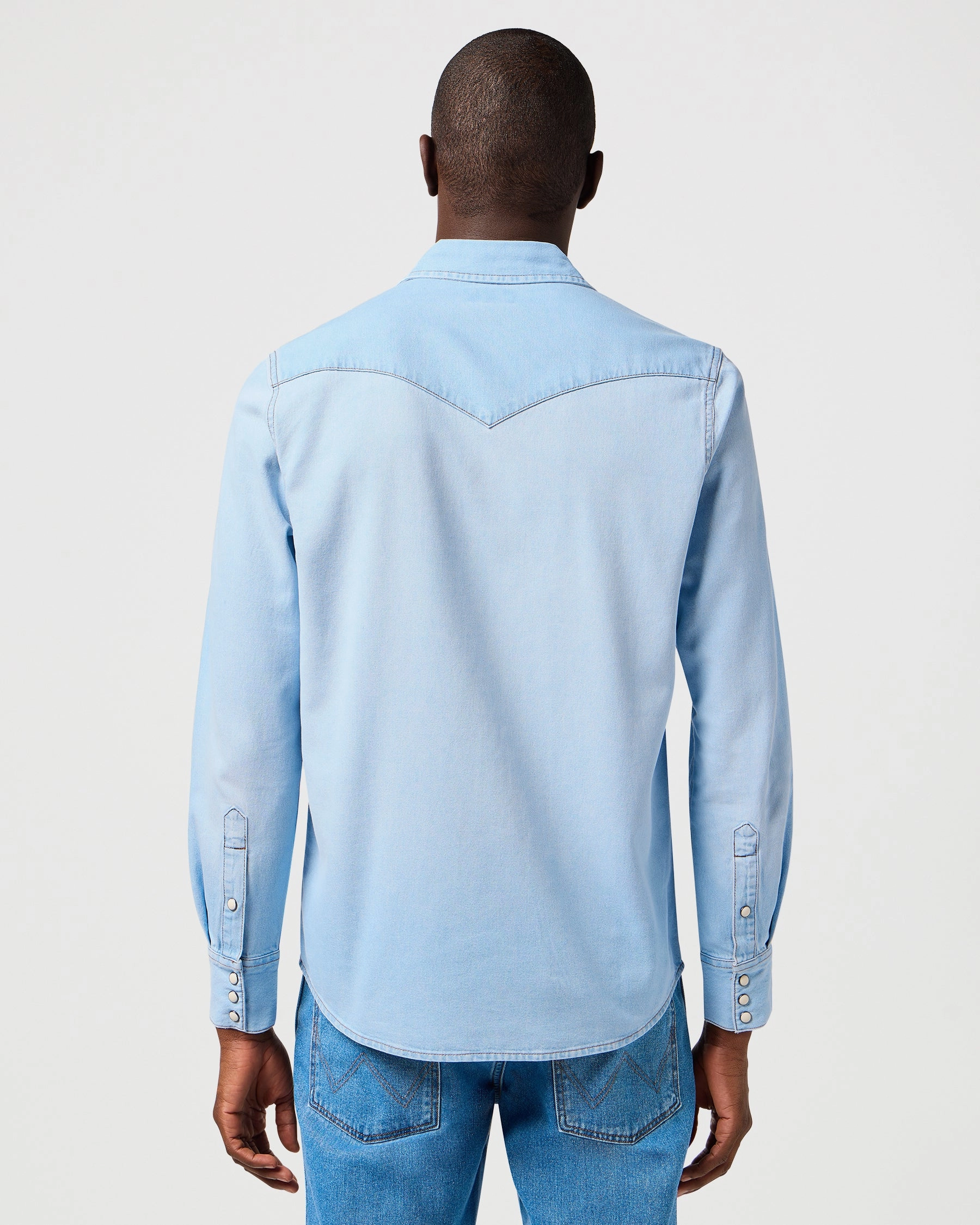 Wrangler Western Denim Shirt - Authentic Tint