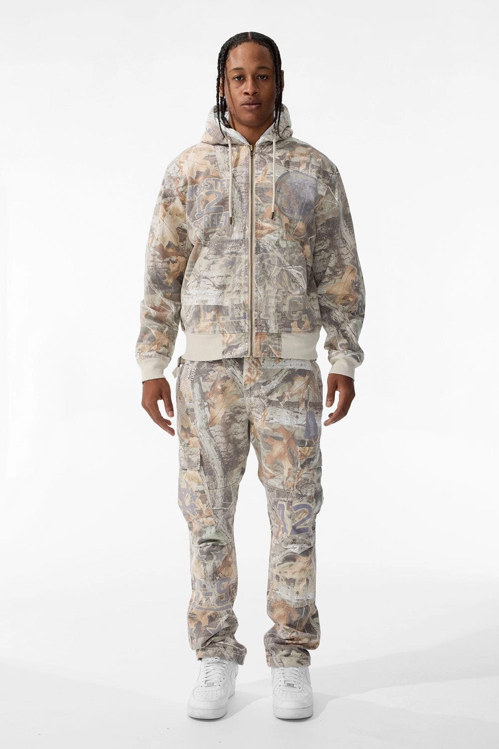 Xavier - Wooster Cargo Pants (Birch Mist)