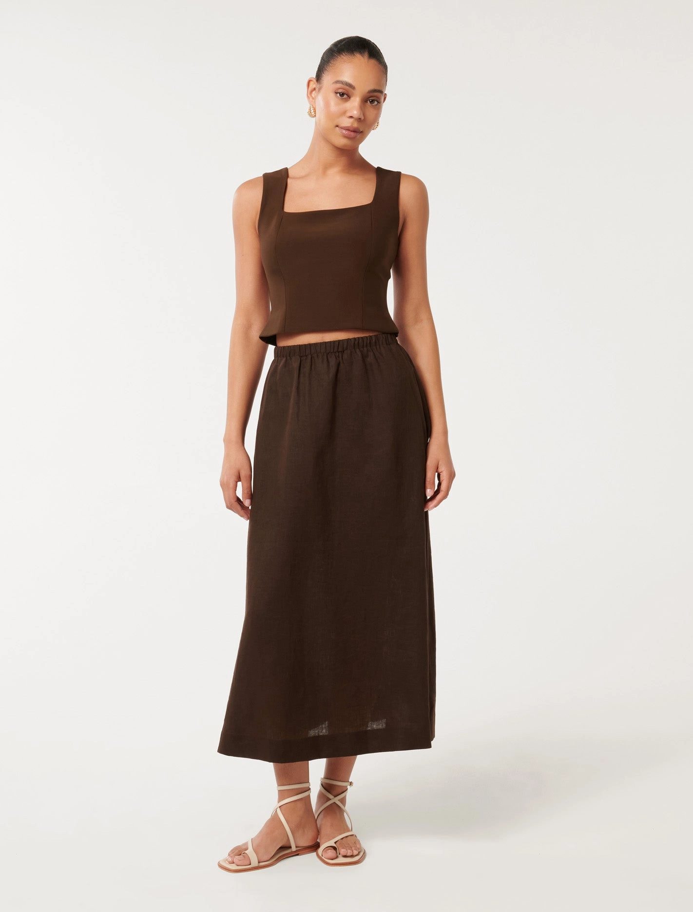 Yas Square Neck Top