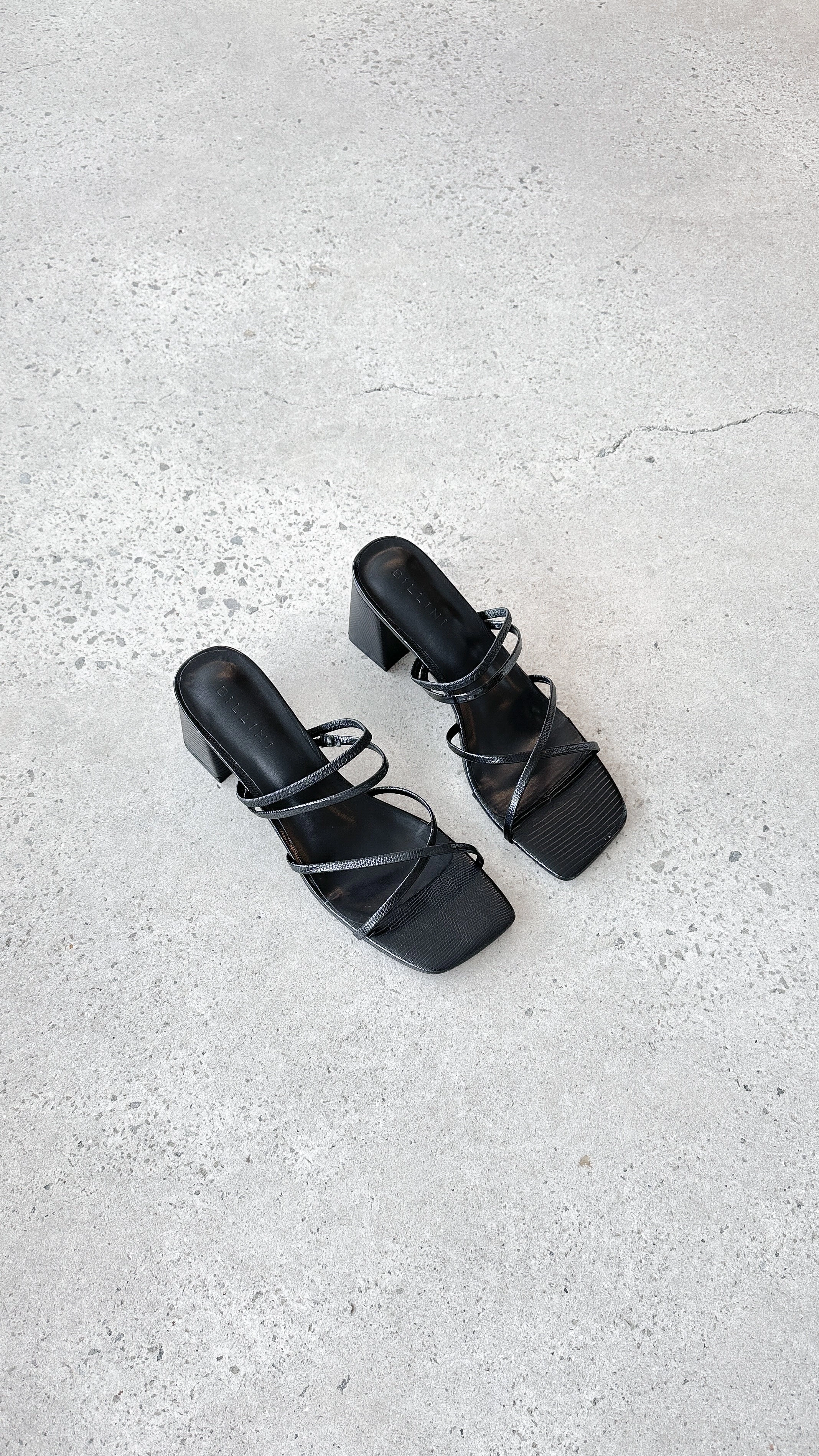 Yesha Heel - Black Scale