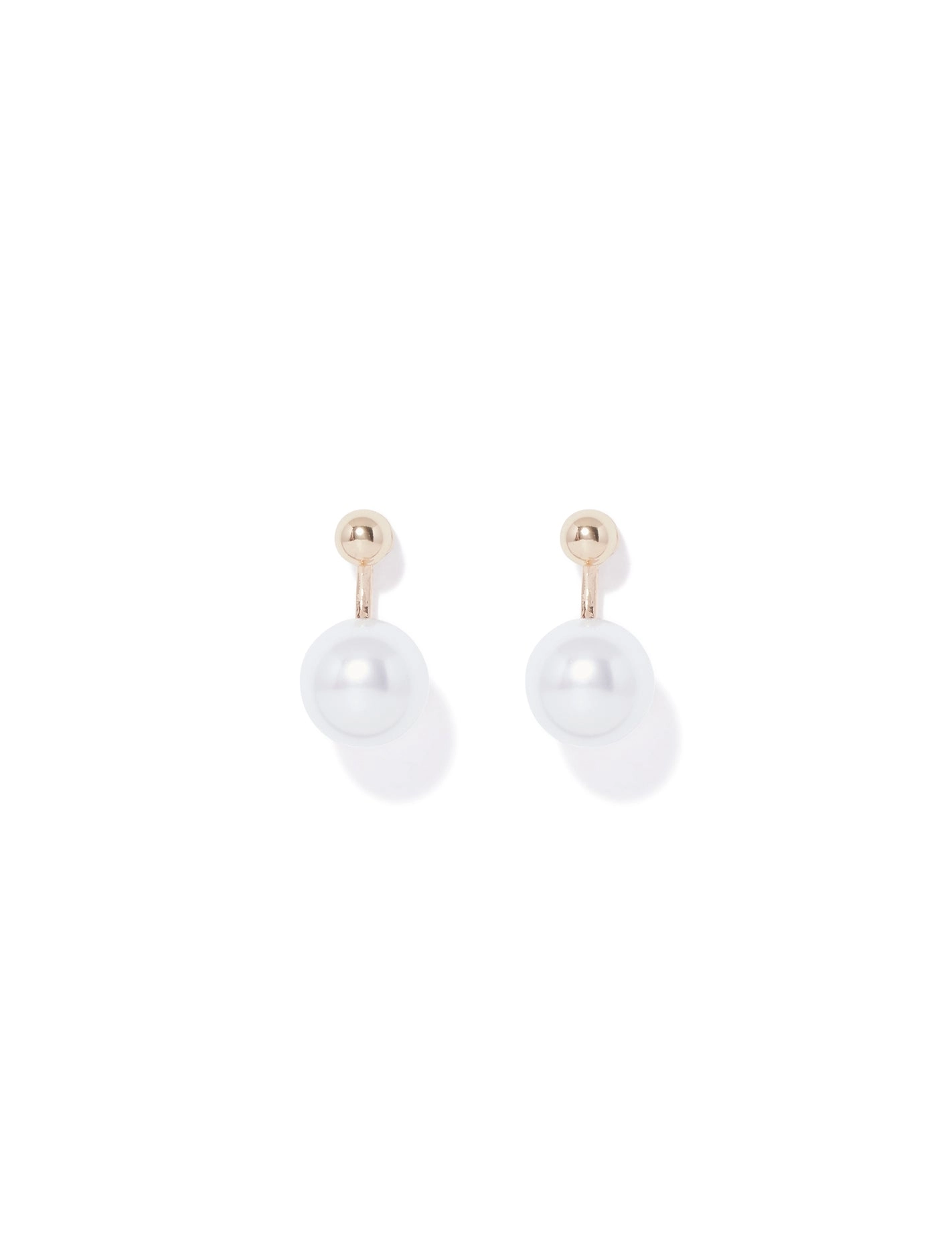 Zola Pearl Drop Front Back Earrings
